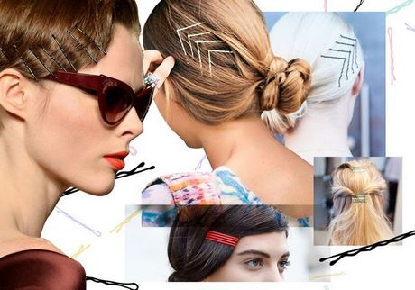 Coiffure avec epingle a chignon