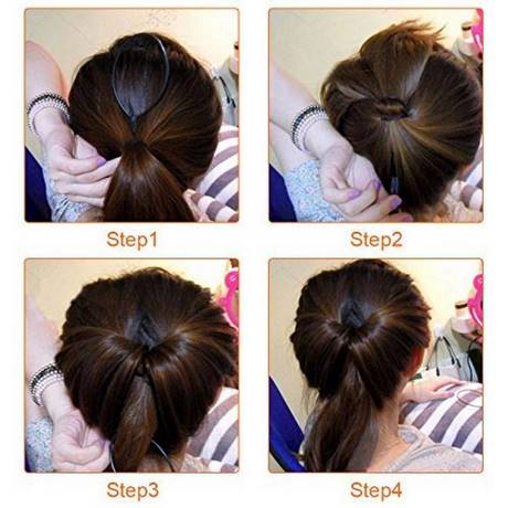 Coiffure avec epingle a chignon