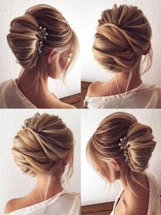 Coiffure cheveux mi long pour mariage