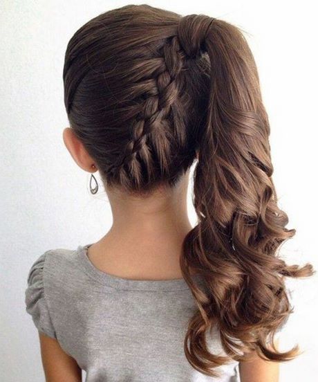 Coiffure jeune fille cheveux longs