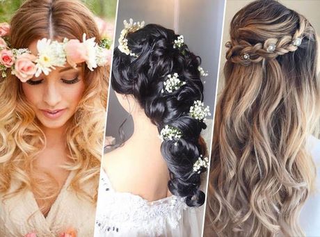 Coiffure mariage avec natte