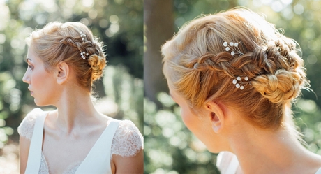 Coiffure mariage fleur cheveux