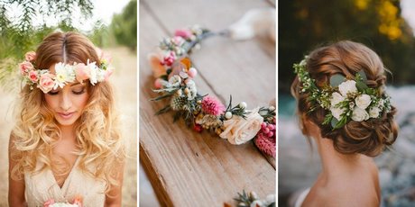 Coiffure mariage fleur cheveux