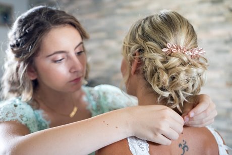 Coiffure mariage nature