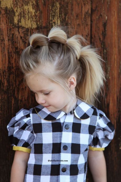 Coiffure pour petite fille de 6 ans