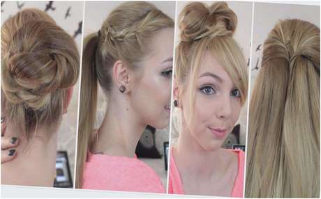 Coiffure simple a faire cheveux long