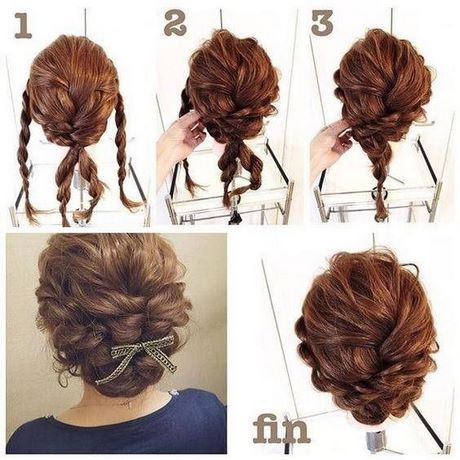 Coiffure simple pour soirée