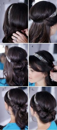 Tuto coiffure bandeau