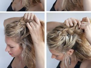 Tuto coiffure cheveux bouclés