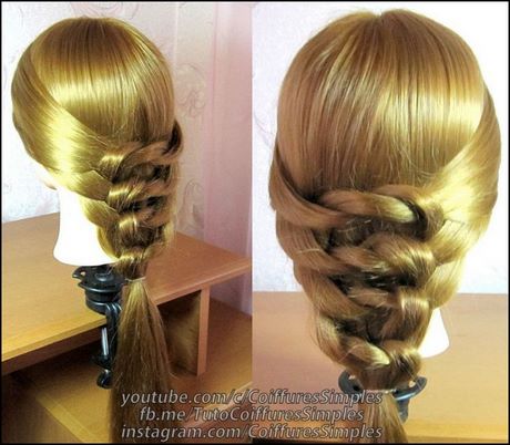 Tuto coiffure cheveux long mariage