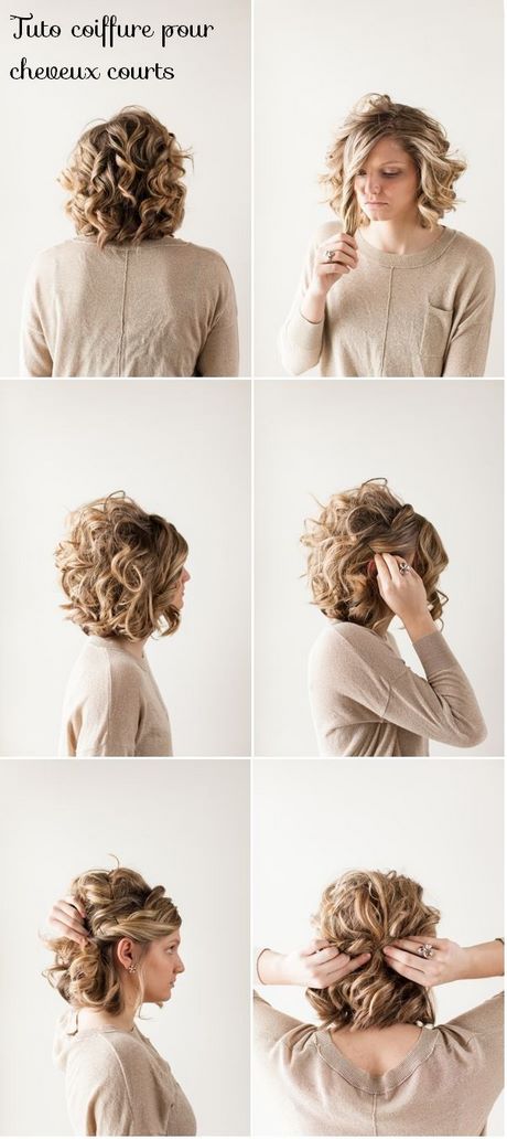 Tuto coiffure pour cheveux court