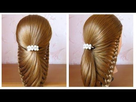 Tuto coiffure soirée cheveux mi long