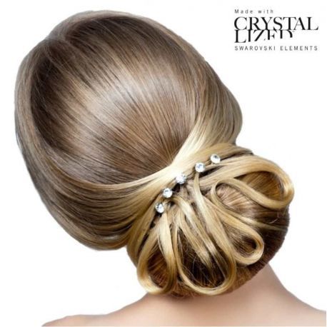 Barrette chignon mariage