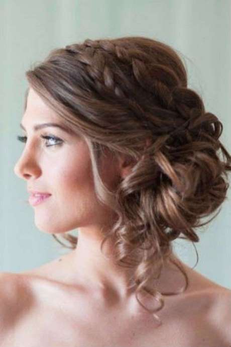 Chignon bas tresse mariage