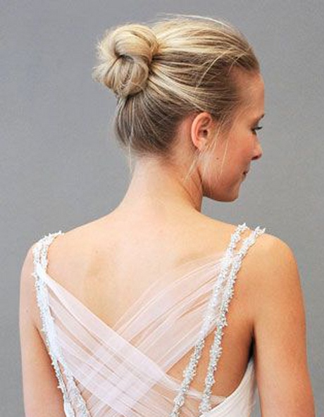 Chignon cheveux mi long et fin