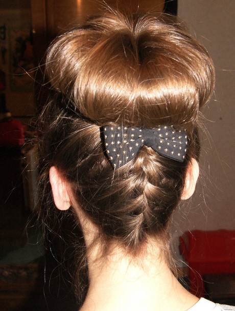 Chignon donut tresse