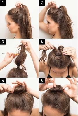 Chignon etape