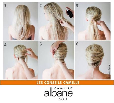 Chignon etape