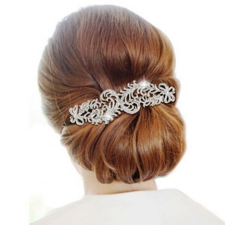 Chignon mariage bas