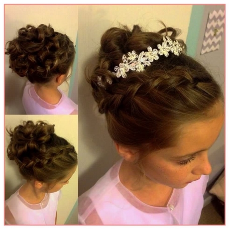 Chignon mariage fille