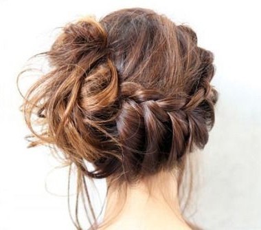 Chignon mariage fille