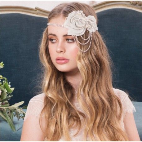 Chignon mariage headband