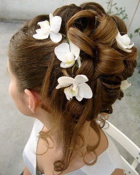 Chignon mariage pour petite fille