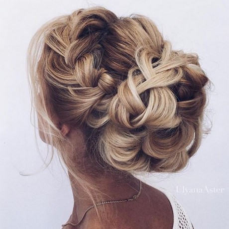 Chignon mariee tresse