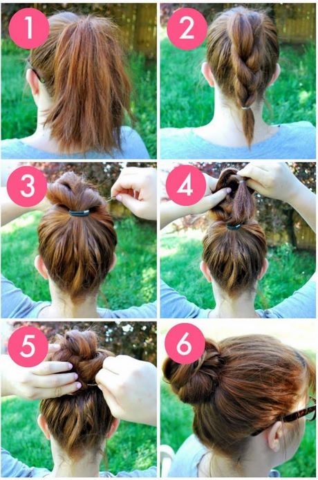 Chignon rapide et simple