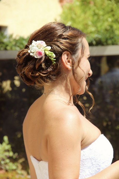 Chignon torsade mariage