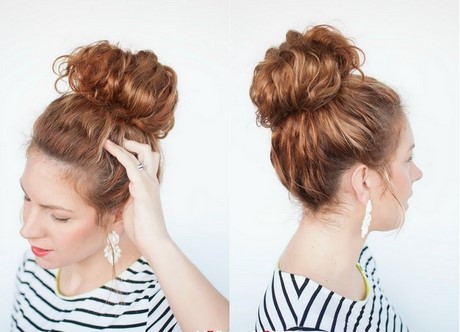 Chignon tres haut