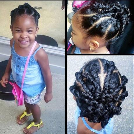 Coiffure africaine pour petite fille