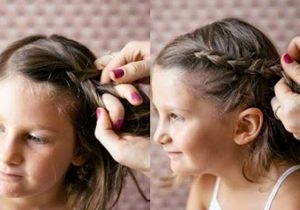 Coiffure cheveux court pour petite fille