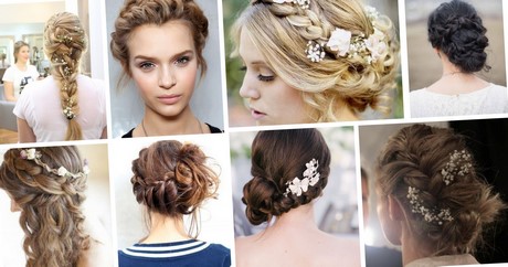 Coiffure cheveux mi long attaché pour un mariage