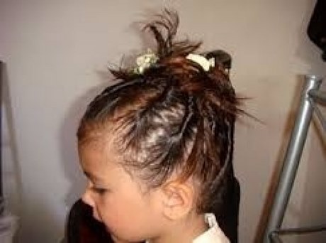 Coiffure cheveux mi long petite fille