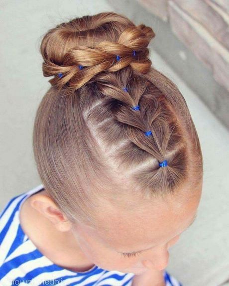 Coiffure chignon fille