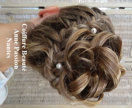 Coiffure chignon flou mariage