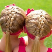 Coiffure de petites filles