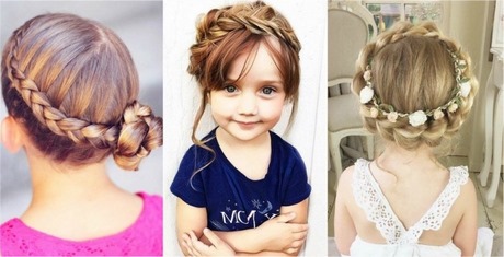 Coiffure enfant fille mariage