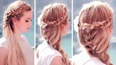 Coiffure fausse tresse