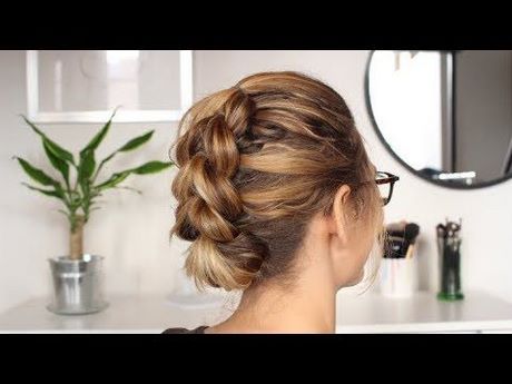 Coiffure fausse tresse
