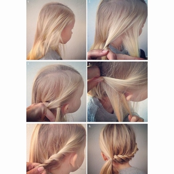 Coiffure fille simple