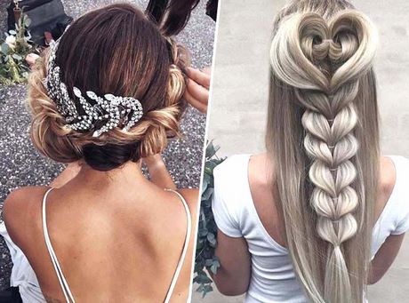 Coiffure long cheveux mariage