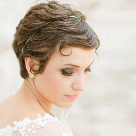 Coiffure mariage coupe courte