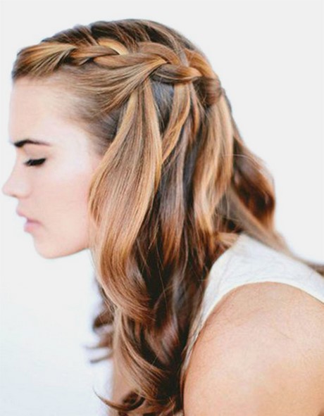 Coiffure mariage long bouclé