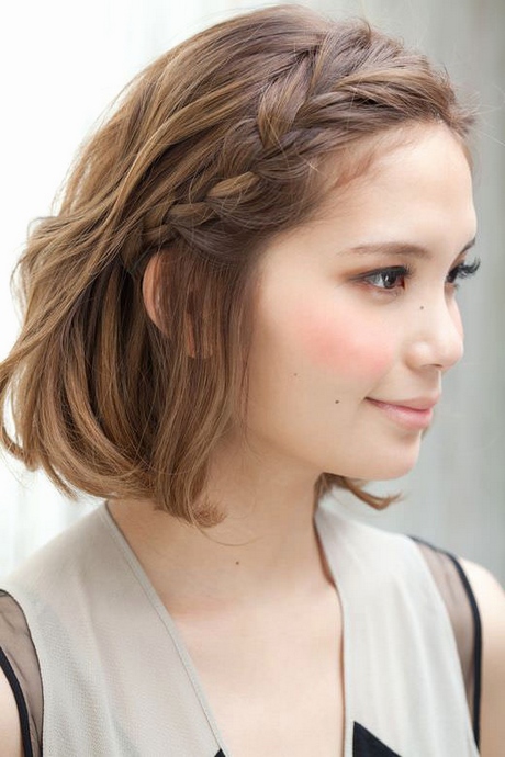 Coiffure mariage mi long tresse