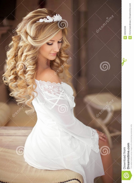 Coiffure mariage ondulé