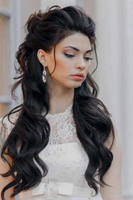 Coiffure mi long pour mariage