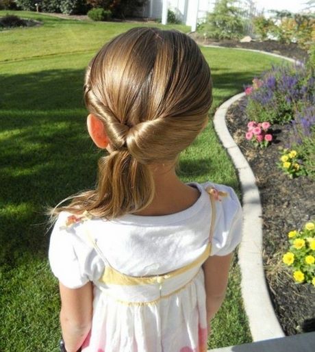 Coiffure petite fille bapteme