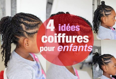 Coiffure petite fille noire